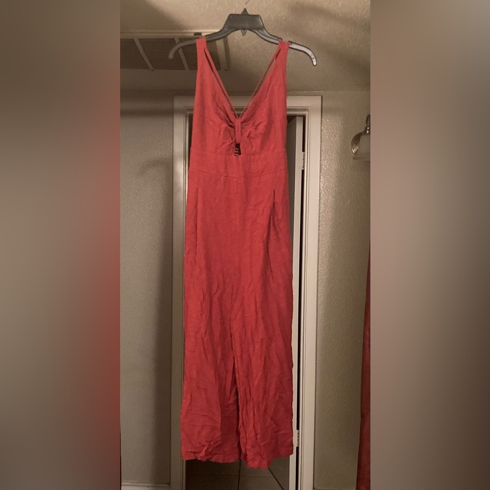 Elegant Red Jumpsuit
